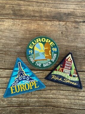 Europe Travel Patch Set - Rick Steves